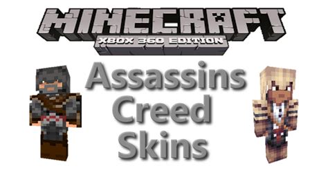 Minecraft Xbox Assassins Creed Skins Skin Pack Info Youtube