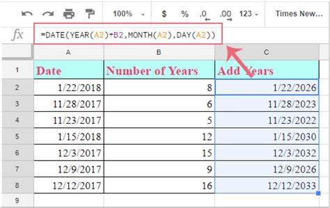 Datedif Function In Excel To Count Days Months Years