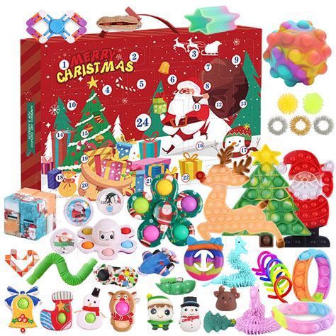 Buy Fidget Advent Advent 2021 Christmas Countdown Advent Fidget Toy