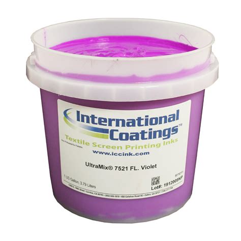 Fluorescent Violet Ultramix® Pantone® Color System 7521 Screen