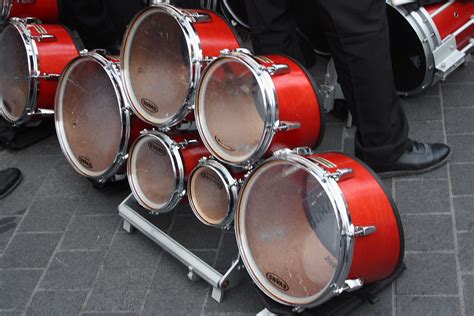 Cylindrical Drums 07 Tenor Drums Set Of Mansfield Marchi Flickr
