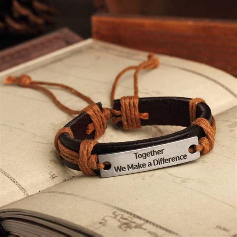 Buy Leather Friendship Band Love Band Cum Bracelet For Togetherness