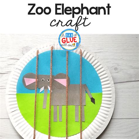 Here is life lived as a fantastical experience, lit by an imagination that shimmers and bursts like fireworks. Easy Zoo Animal Elephant Craft for Kids