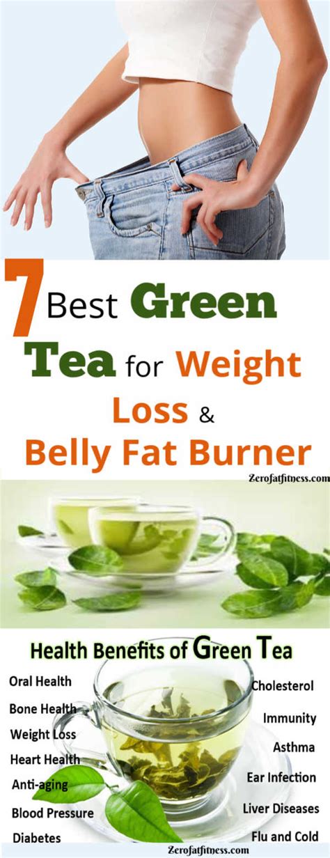 7 Best Green Tea For Weight Loss And Belly Fat Burner Zerofatfitness