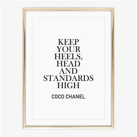 Keep Your Heels Head And Standards High Poster Tales By Jen