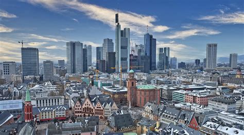 Frankfurtmain Skyline Foto And Bild Architektur Stadtlandschaft