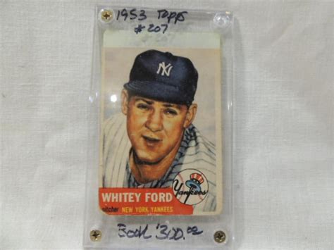 Series 1 has 364 cards. 1953 TOPPS #207 WHITEY FORD BASEBALL CARD