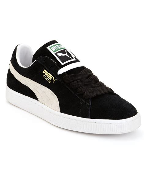 Lyst Puma Mens Suede Classic Sneakers From Finish Line In Black For Men