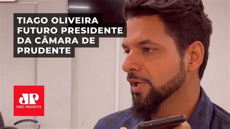 Tiago Oliveira Vereador Eleito Presidente Da Câmara Municipal De Presidente Prudente Em 2023