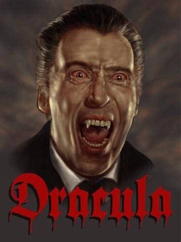 Christopher Lee Dracula A Print Hammer Horror Films Classic Horror Movies Classic