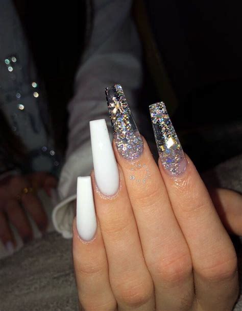 Winter Nails Acrylic Pretty Acrylic Nails Long Acrylic Nails Cute