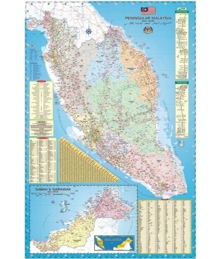 The Physical Malaysia Map Orient Treasure Trading Sdn Bhd