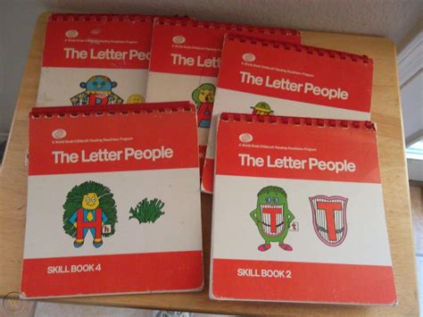 The Letter People Vintage 1981 Childcraft Reading Readiness Program 5