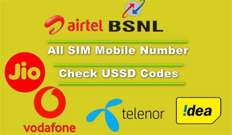 Ussd is used to send a string to home network and vice versa. All SIM Mobile Number Check USSD Codes - Meena Site