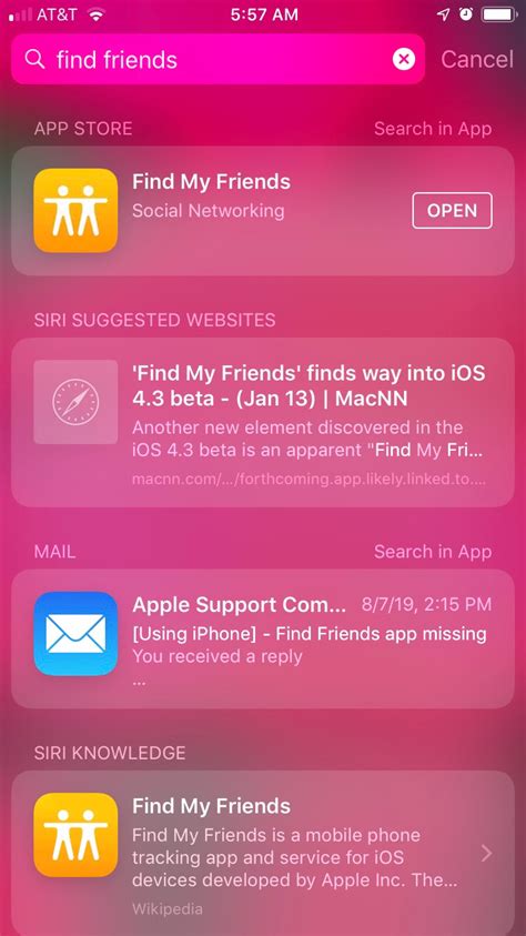Find Friends App Missing Apple Community
