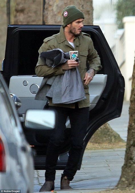 David Beckham Is Back On Daddy Duty As He Carries Harpers Toys David