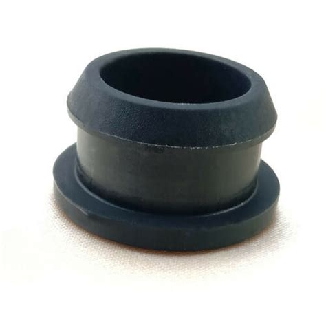 Black Snap On Hole Plug Silicone Rubber Blanking End Cap Seal Stopper 4