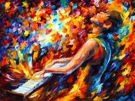 Music Fight Painting By Leonid Afremov