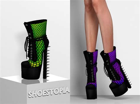 Download Goth Boots Sims 4 Mods Cc Shoes