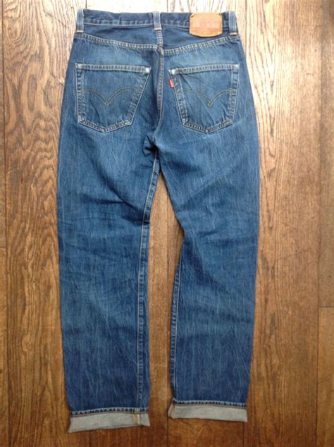 Vintage Levis LVC 501 XX Indigo Blue Denim Jeans Big Capital E Red Tab