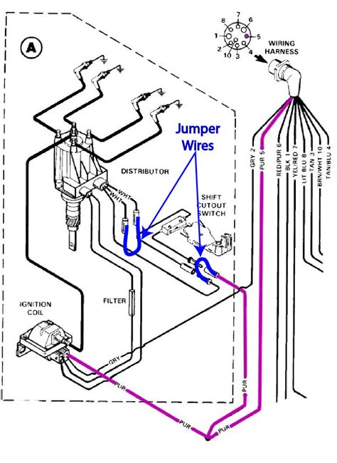 Contact resistance in the wiring due to humidity penetrating in the primary and secondary area, also. Mercruiser 228 Ignition Coil Wiring Diagram