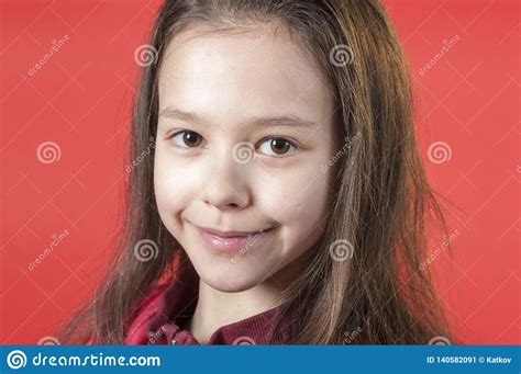 Portrait Of Charming Little Girl Stock Image Image Of Portrait