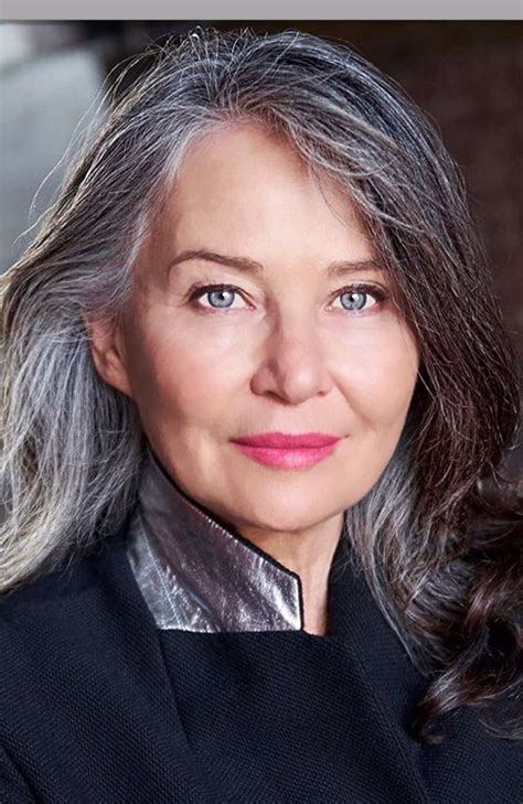 stunning look silver haired beauties long gray hair grey hair looks
