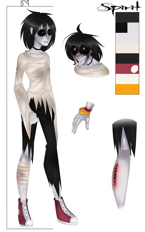 Spirit The Lost Ghost Creepypasta Oc Reference By Vintricktive On