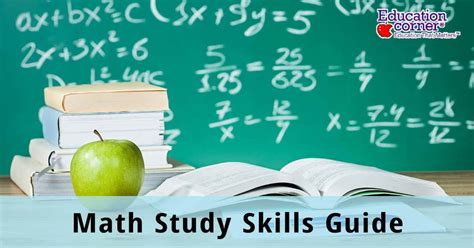 Study Skills Guide For Studying Math