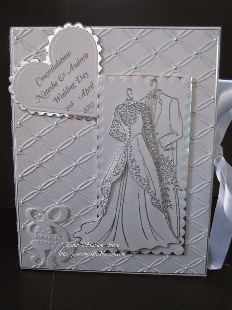 Pamscrafts Mock Wedding Book Wedding Card Diy Wedding Anniversary