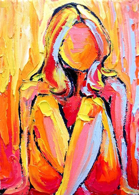 Femme Abstract Nude Print Reproduction By Aja X X Etsy