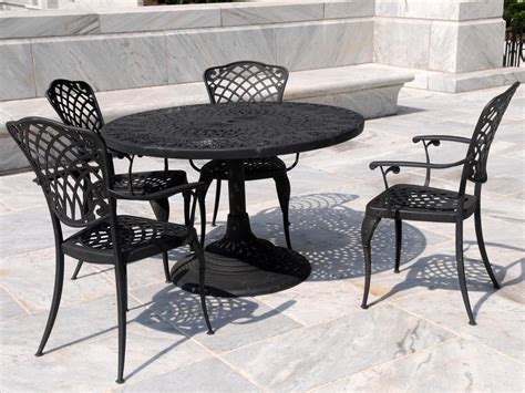 Wrought iron is the easy choice for outdoor and patio furniture because of its durability, malleability, and classic black wrought iron side chairs for outdoor use. Wrought Iron Patio Furniture | Outdoor Design ...