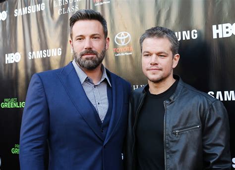 The actor, 50, explained how they 'had nothing' and would show. Matt Damon, Ben Affleck Gearing Up for New Movie With ...