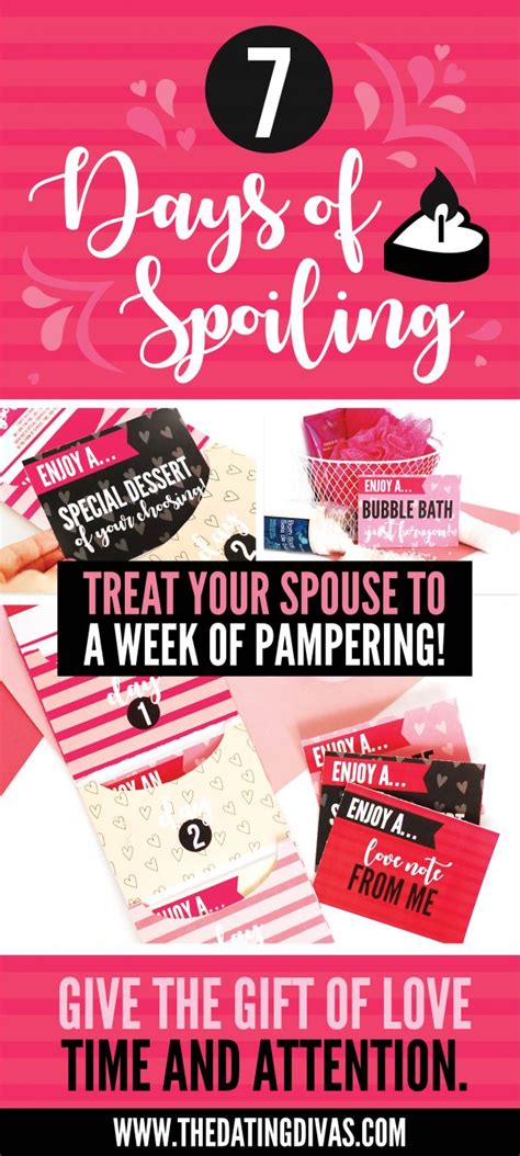 Spoil Your Spouse For 7 Days A Challenge By The Dating Divas