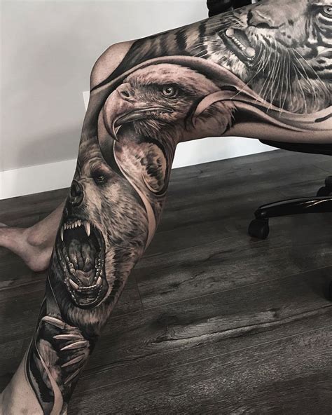 Sleeve Meaningful Leg Tattoos For Men Best Nature