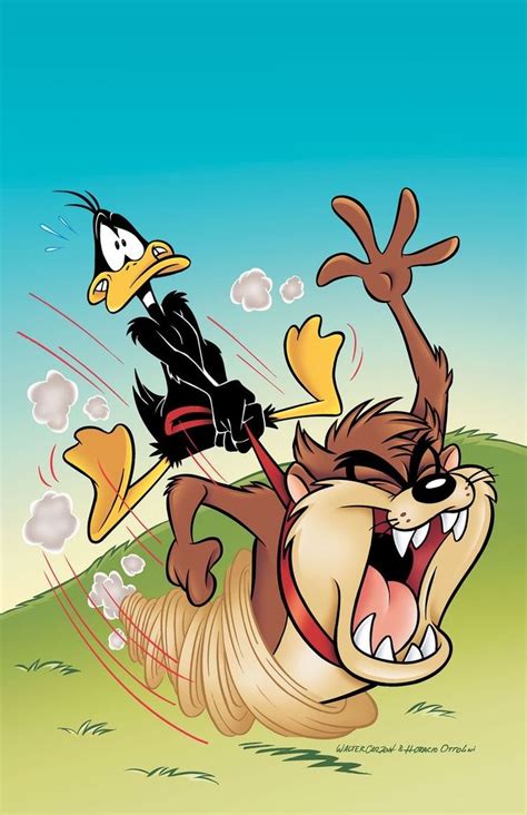 Daffy Duck And Taz In 2021 Looney Tunes Cartoon Looney Tunes Wallpaper