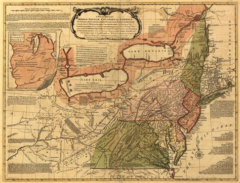 New York Colony Map