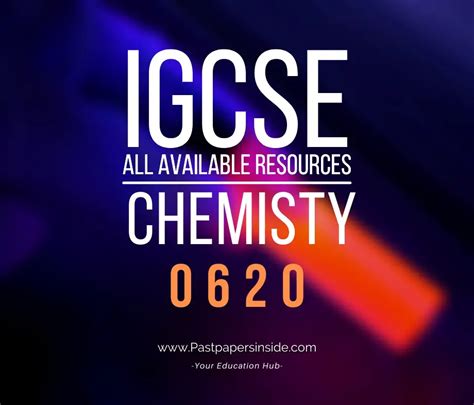 Igcse Chemistry Past Papers