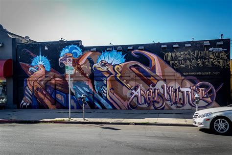 Los Angeles California Pacific Buildings Cities Graffiti Colors