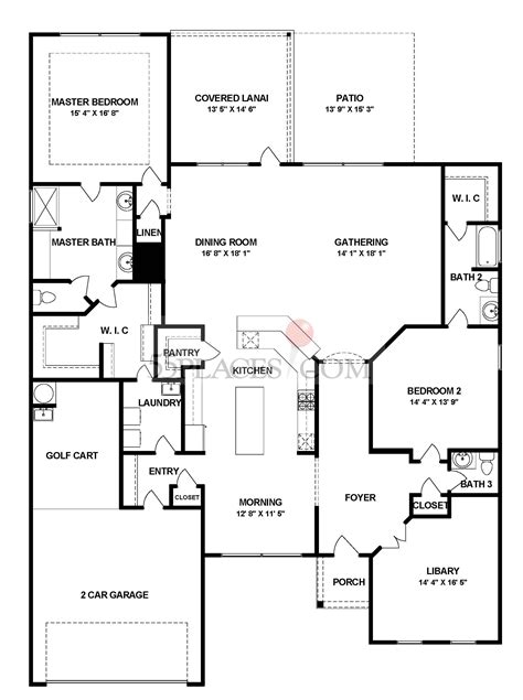 Del Webb Tangerly Oak Floor Plan - The Floors