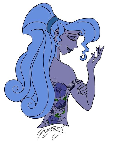 Inked Beauties: Megara in 2021 | Disney movie characters ...
