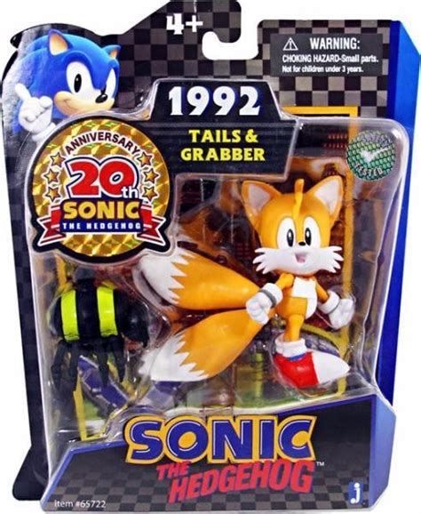 Tails And Grabber Versão 1992 Jazwares Sonic 7 Cm R 19990 Em