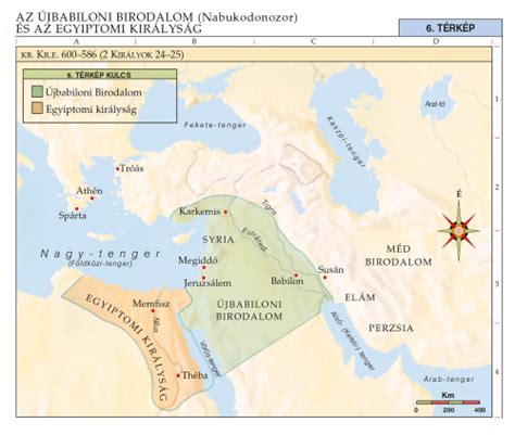 Chaos at #damascusgate in jerusalem tonight: 6. térkép Az Újbabiloni Birodalom (Nabukodonozor) és az Egyiptomi Királyság