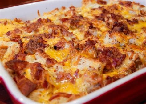 Easy Overnight Bacon And Egg Breakfast Casserole Recipe Grease A 9 X