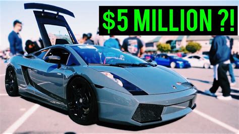 5 Million Dollars Of Cars Youtube