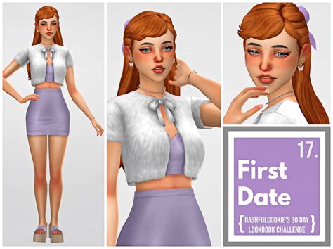 Sims 4 30 Day Lookbook Challenge 17 First Date The Sims Book