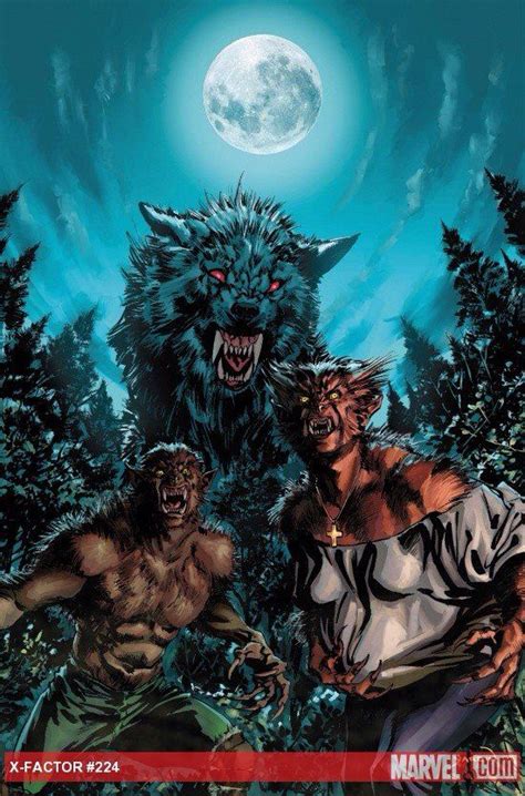 Werewolf By Night And Wolfsbane With Images Werewolf Werewolf Art