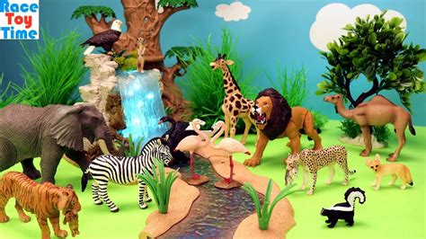 Zoo Animals Toys Surprises Fun Learning Animal Names For Kids Youtube