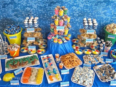 Beach Themed Party Ideas And Under The Sea Desserts