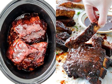 Easy Slow Cooker Barbecue Ribs | Easy slow cooker, Slow cooker barbecue ribs, Barbecue ribs